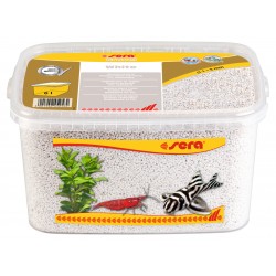 Żwirek do akwarium Gravel White O 1 - 3 mm 6 l, biały