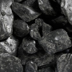 Gravel Pebbles, żwirek, do akwarium, czarny, 2 kg