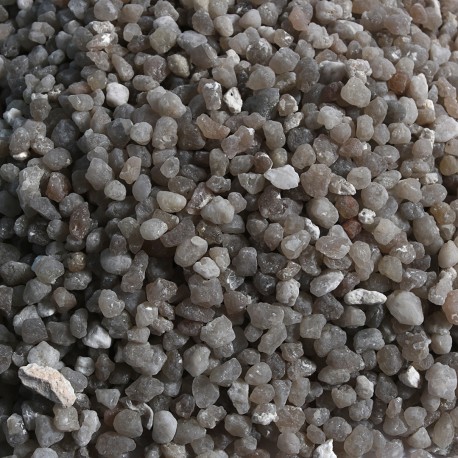 Gravel Quartz Grey, żwirek, do akwarium, szary, 2-3 mm, 10 kg