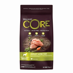 Core Adult Low Fat, karma sucha, dla dorosłych psów średnich i dużych ras,indyk, 1,8 kg