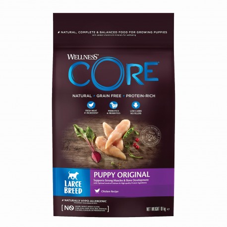 Core Puppy Original, karma sucha, dla szczeniąt dużych ras, kurczak, 10 kg