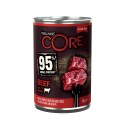 Core 95 Single Potein, karma mokra, dla psów dorosłych, wołowina z brokułem, 400 g, puszka