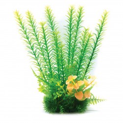 Aqua Natura, roślina, do dekoracji akwarium, żółta, plastikowa, 28 cm , długie łodygi i drobne liście