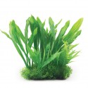 Aqua Natura, roślina, do dekoracji akwarium, zielona, plastikowa, 26 cm , długie płaskie liście