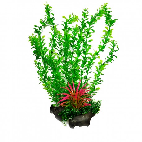 Aqua Natura, roślina, do dekoracji akwarium, zielona, plastikowa, 38 cm , chlorella