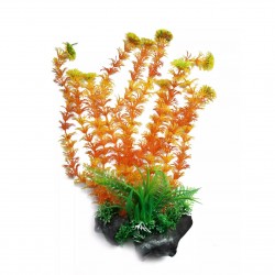 Aqua Natura, roślina, do dekoracji akwarium, pomarańczowa, plastikowa, 38 cm , chlorella