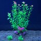 Aqua Natura, roślina, do dekoracji akwarium, zielona, plastikowa, 38 cm , chlorella z czerwonymi kwiatami