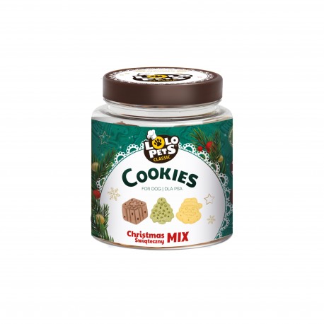 CIASTKA DLA PSA BOŻE NARODZENIE MIX W SŁOIKU 240g