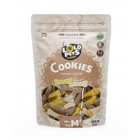 CIASTKA DLA PSA KOŚCI M W FOLII DOYPACK 350g