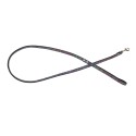 Smycz dla psa skórzana Laser, M-L, 20mm/120cm