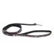 Smycz dla psa skórzana Kwiaty, XS-S, 12mm/120cm