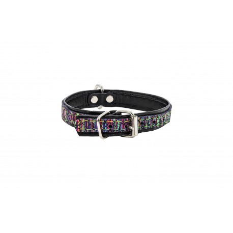 Obroża dla psa skórzana Laser, XS-S, 12mm/35cm