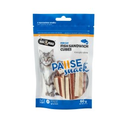 Pausesnack przysmak dla kota, kanapki rybne 60g