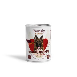 Puszka dla psa, BOGATA W WOŁOWINĘ, z marchewką, adult, 400 g