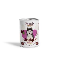 Puszka dla psa, BOGATA W INDYKA, z pietruszką, adult, 400 g