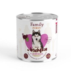 Puszka dla psa, BOGATA W INDYKA, z pietruszką, adult, 800 g