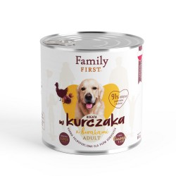 Puszka dla psa, BOGATA W KURCZAKA, z burakami, adult, 800 g