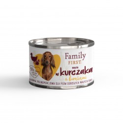 Puszka dla psa, BOGATA W KURCZAKA, z burakami, małe rasy, 200 g