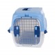 Transporter dla psa 55x35x32,5 szaro/niebieski