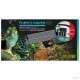 Turtle Haven, zestaw akwarium dla żółwi wodnych, 70L, 90 x 45 x 37 cm, z grzałką i filtrem