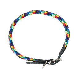 Obroża dla psa, z klamrą, sznurek, 8MM/40CM multikolor