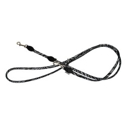 Smycz dla psa, wzór EQUILIBRE, regulowana okrągła 8mm /220cm