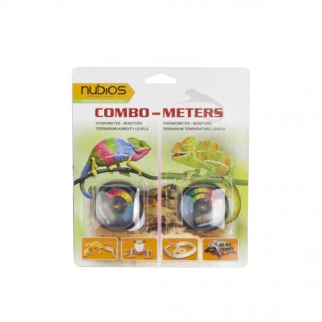 Aqua Natura, miernik, do temperatury w terarium, czarny, ABS+PS, 5 cm