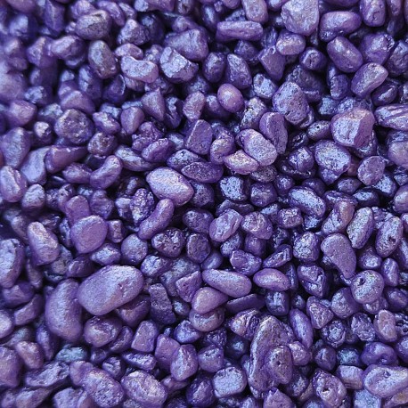 Aqua Natura, żwirek, do dekoracji akwarium, fioletowy, kamyk naturalny, 8-10 mm, op.2kg