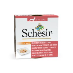 Karma mokra, dla psa, kurczak z batatami i marchewką w sosie, 85 g, puszka