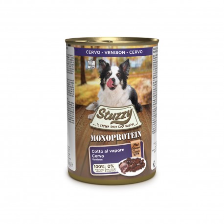 Monoprotein, karma mokra, dla psa, świeża dziczyzna pasztet, 400 g, puszka