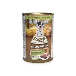 Monoprotein, karma mokra, dla szczeniąt, świeża cielęcina pasztet, 400 g, puszka