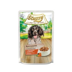 Bocconcini, karma mokra, dla psa, indyk z marchewką kawałki, 100 g, saszetka