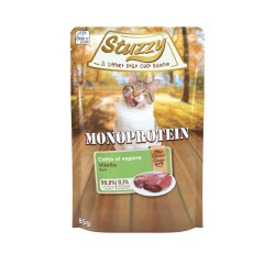 Monoprotein, karma mokra, dla kota, świeża cielęcina, 85 g, saszetka