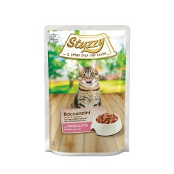 Bocconcini, karma mokra, dla kota, szynka w sosie, 85 g, saszetka