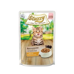 Bocconcini, karma mokra, dla kociąt, indyk w sosie, 85 g, saszetka