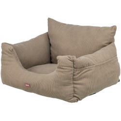Fotelik samochodowy, dla psa, taupe, 55 x 50 x 30 cm