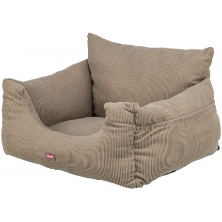 Fotelik samochodowy, dla psa, taupe, 55 x 50 x 30 cm