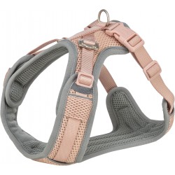 Premium FlexMesh, szelki, dla psa, róż, XS–S: 40–57 cm/15 mm, dostosowane dla mopsów i buldogów