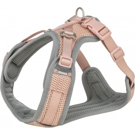 Premium FlexMesh, szelki, dla psa, róż, XS–S: 40–57 cm/15 mm, dostosowane dla mopsów i buldogów