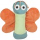 Motyl, zabawka, dla psa, plusz, 22 cm, z folią szaleszczącą