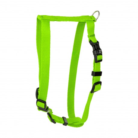 Classic szelki dla psa, limonka, S-M, 16mm/40-65cm