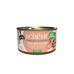 CB, karma mokra, dla kotów, tuńczyk z łososiem w galarecie, 85 g, puszka