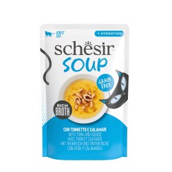 Soup, karma mokra, dla kotów, zupa tuńczyk z kalmarami, 40 g, saszetka