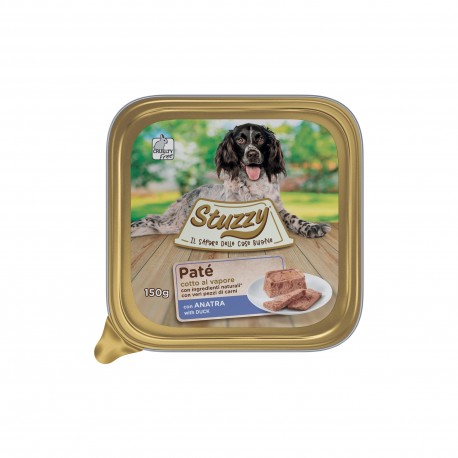 Pate, karma mokra, dla psa, kaczka, 150 g, tacka