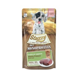 Monoprotein, karma mokra, dla szczeniąt, świeża cielęcina pasztet, 150 g, saszetka
