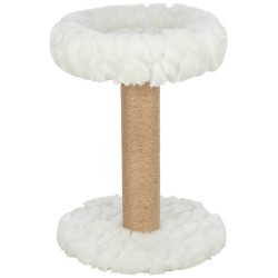 Mirella, drapak stojący z legowiskiem, dla kota, biały, 55 cm