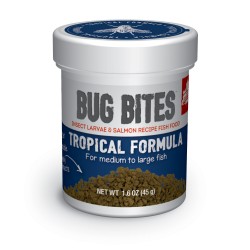 Bug Bites Tropical Formula, pokarm dla ryb tropikalnych, M/L, granulat, 45g