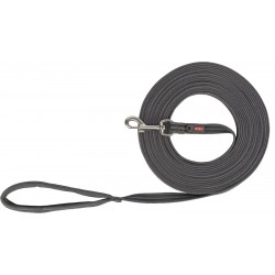 Fusion Tracking, smycz, dla psa, grafit/papaja, taśma parciana, M–XL: 15 m/17 mm, gumowana