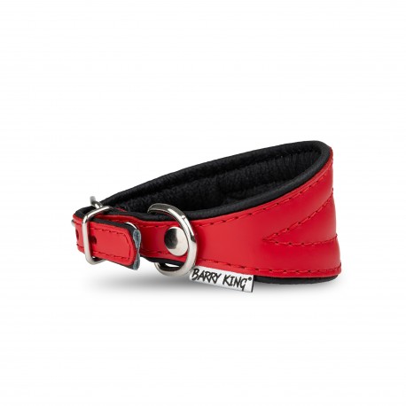 Obroża dla psa, wzór chart, 50MM/30CM czerwona