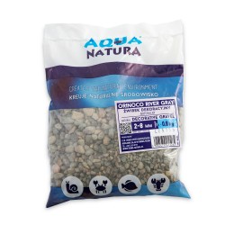 Aqua Natura, Orinoco river gray, żwirek dekoracyjny do akwarium, naturalny, 2-8 mm, 0,8 kg